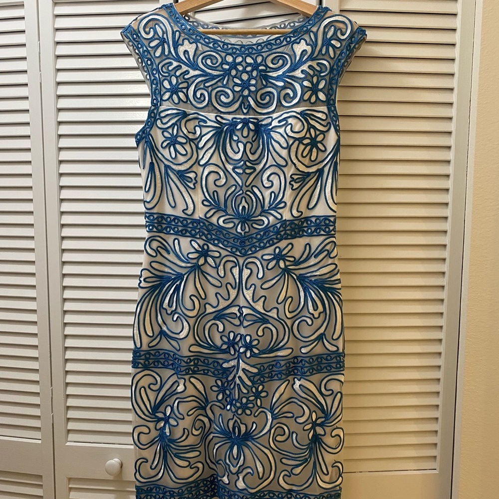 Blue and White vintage style dress